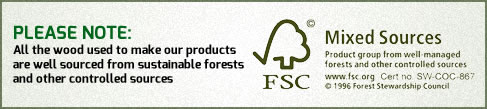 our wood is FSC compliant